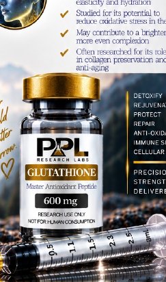 Glutathione 600 mg PPL catalog vial